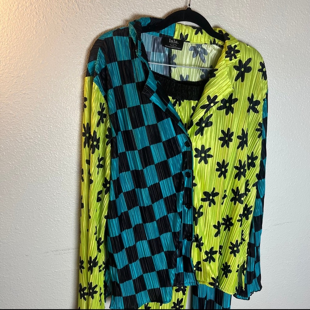 Dressed in Lala retro plissé TOP ONLY.